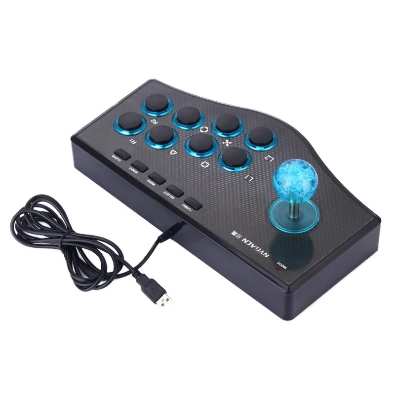 USB проводной игровой контроллер джойстик Джойстик USBF для PS3 компьютера ПК геймпад