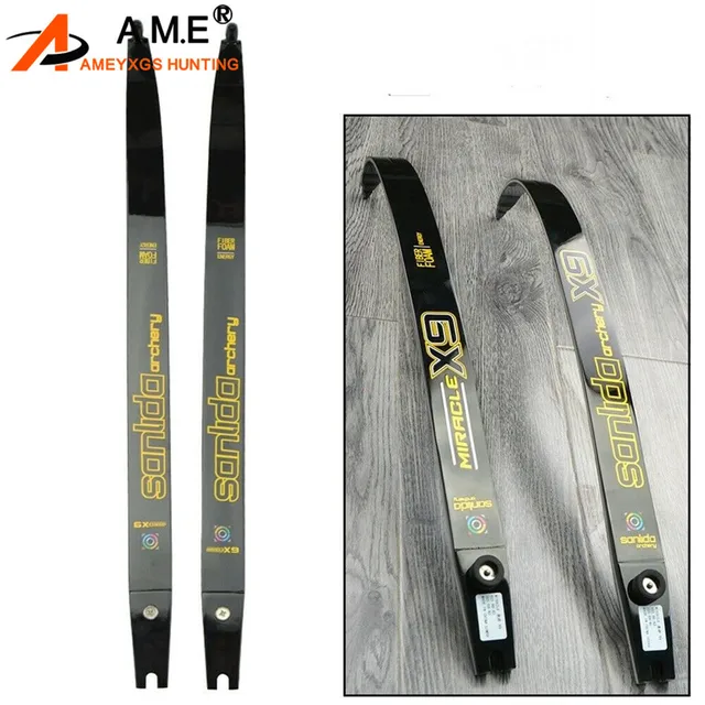 US $114.76 Archery 40lbs Graphite Foam Core Recurve Limbs Takedown Shooting Hunting Accesso