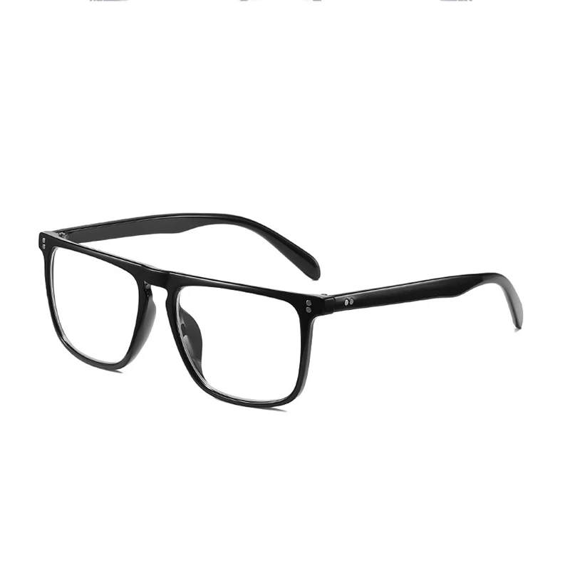 Анти-синий светильник, очки для мужчин, ретро квадратная оправа, фирменный дизайн, компьютерные очки для женщин, Вредный светильник, блокирующие очки для мужчин MI87 - Цвет оправы: Black Frame