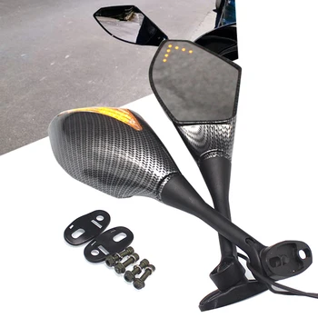 

Motorcycle LED Turn Signal Rear View Side Mirror For Aprilia GPR125 RSV4 RSV4 ABS RS125 50 TUONO V4RABS V4R 1100 RSV1000R