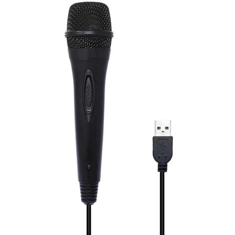 Проводной USB микрофон 3 м высокопроизводительный для караоке Nintendo Switch PS4 Wii U 360 PC |