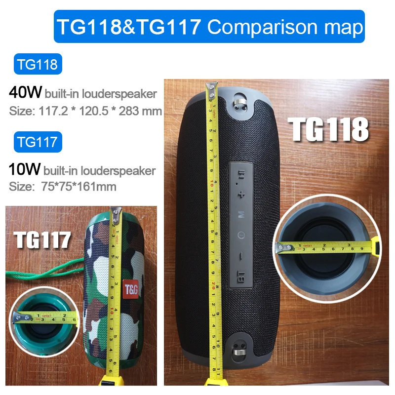 TWS TG118 Portable Bluetooth Speaker Outdoor