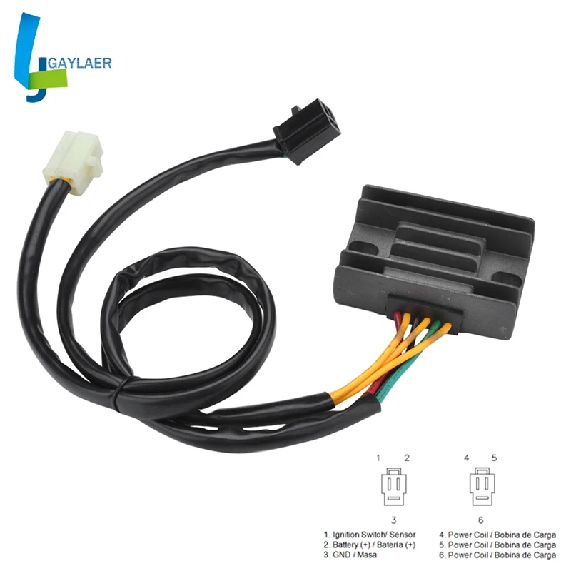 

SH572MB Motorcycle Voltage Regulator Rectifier for Honda AX1 AX-1 NX250 1988 1989 1990 1991 1992 1993