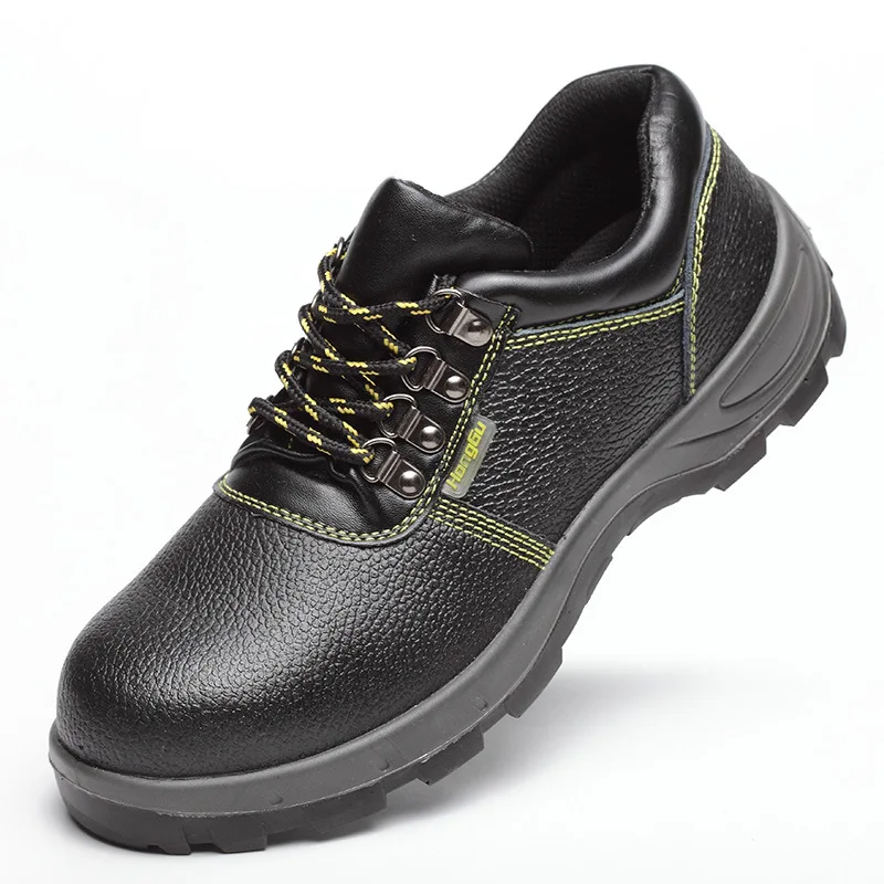 

Outdoor Sports Water Resistant Snow Penetration Hiking Shoes Anti-smashing And Anti-penetration Safety Shoes Pud Low Top Cowhide