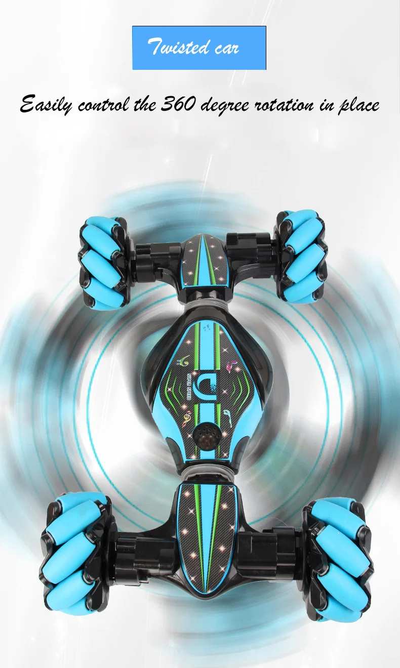 1:10 2 4G большой Радиоуправляемый автомобиль с колесиком Mecanum 4WD дрифт скручивание