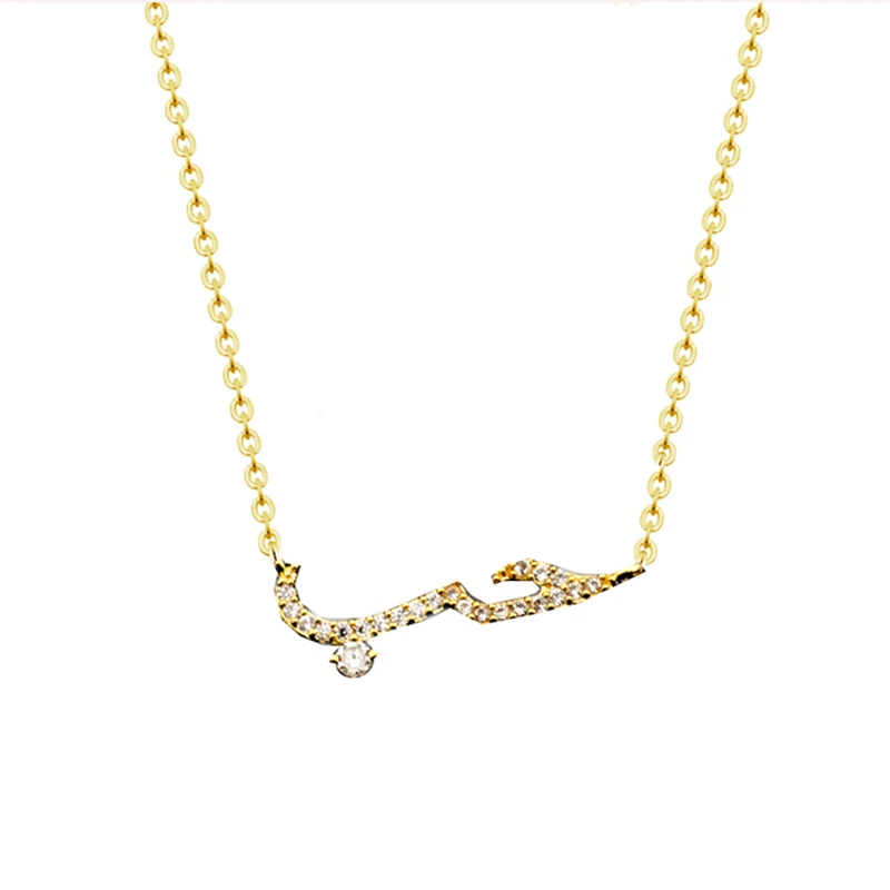 Fashion Arabic Necklace Jewelry Pendant Collar Chain For Women Gift