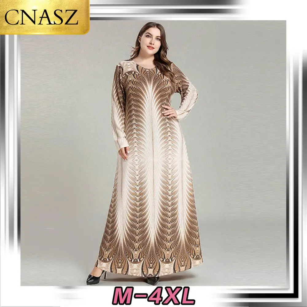 2020 новое прибытие плюс размер женское печатное модное с длинным рукавом