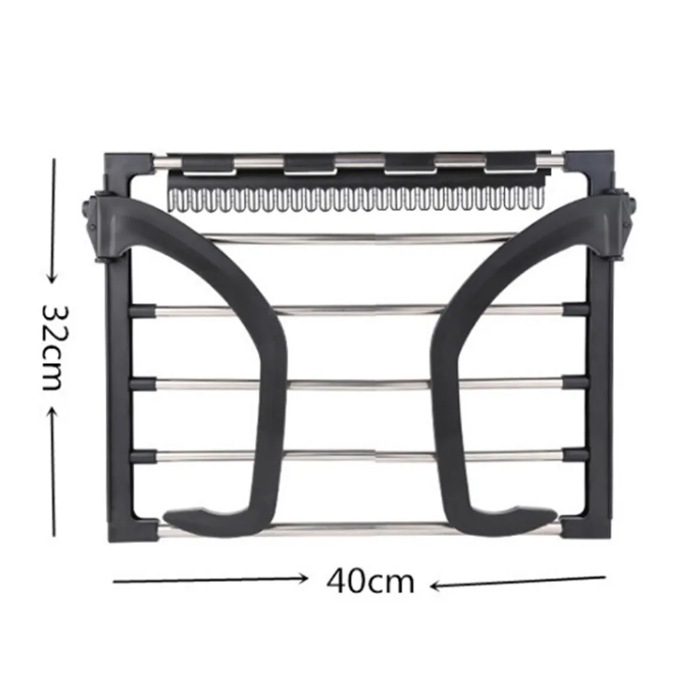 Подвесная многофункциональная Легкая установка из нержавеющей стали для хранения обуви в помещении и на открытом воздухе портативная складная сушилка для белья