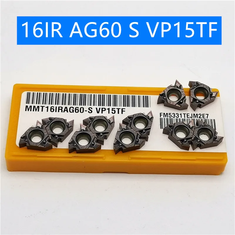 20PCS MMT 16IR AG60 S VP15TF MMT16IR high hardness pressing thread turning tool