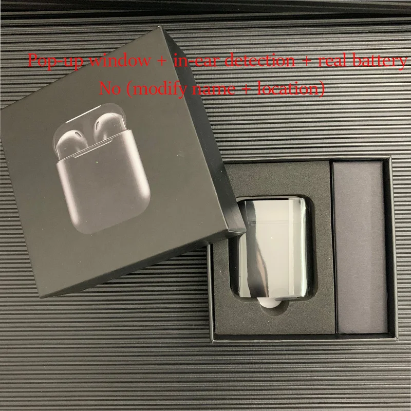 i1000 tws black i1000 TWS копия 2 1:1 V5.0 Bluetooth гарнитура Беспроводная связь Bluetooth гарнитура звуковой датчик гарнитура 6D сабвуфер pk i60 i80 i100 i200 i500 TWS - Цвет: i1000 tws black