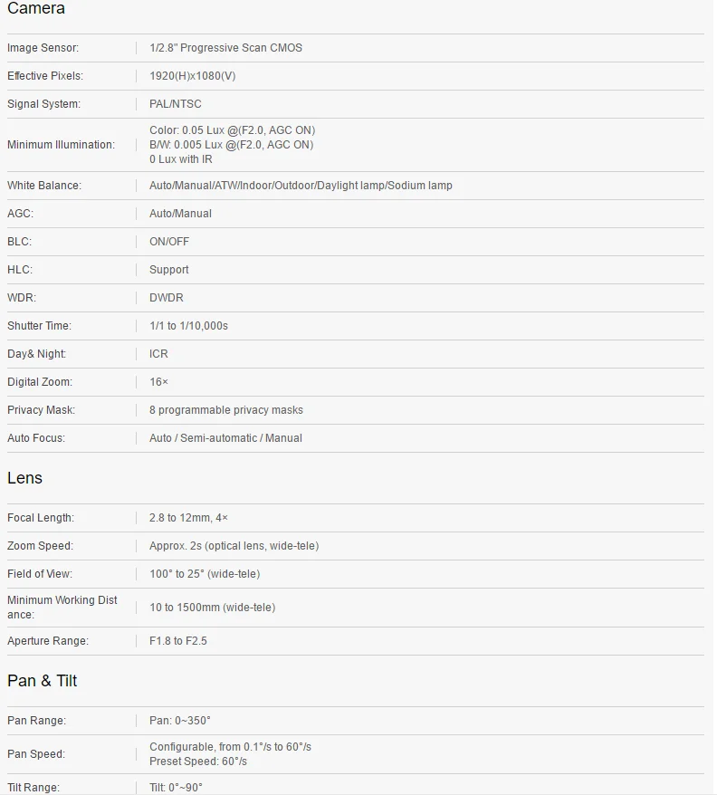 DS-2DE2204IW-DE3/W 2MP ptz-камера видеонаблюдения wifi 4x оптический зум POE ip камера безопасности H.265