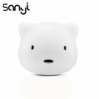 

Adorable Cat Night Light 3 Colors Changeable Night Lamp Built-in Rechargeable Battery Mini LED Light with 3M Tape and Magnet