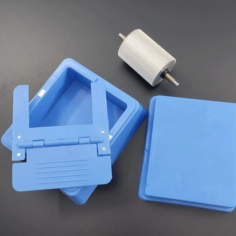 Manual oil box for edge painting DIY leather craft edge oil treatment tool multi-specification gear depth side bucket