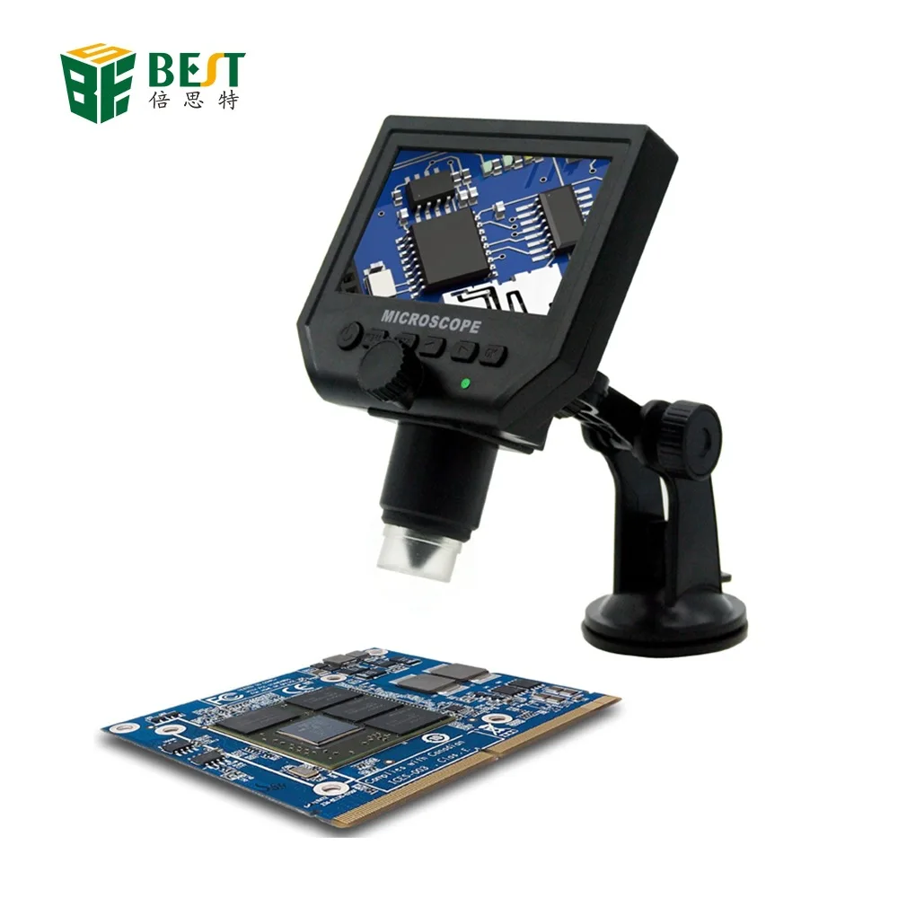 

Electron microscope laboratory jewelry mini HD 600 times built-in rechargeable battery mobile phone repair magnifier