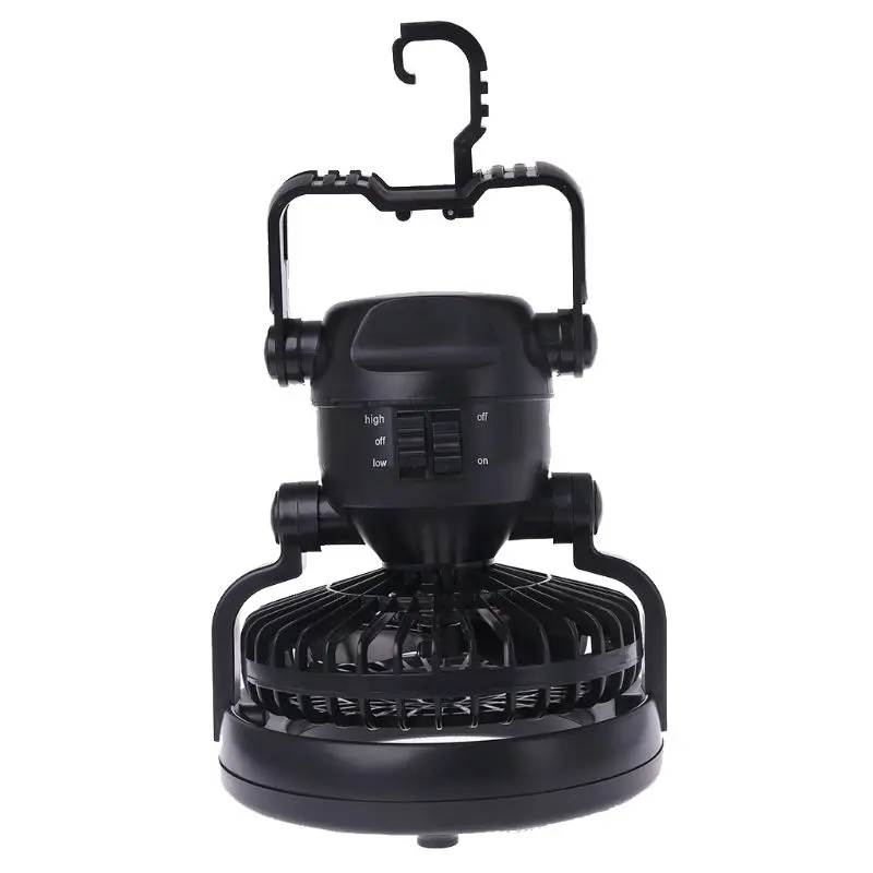 

HOT Outdoor Portable LED Tent Camping Light Lamp with Ceiling Fan Hiking Latern