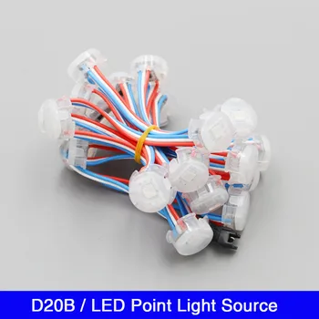 

SMD5050RGB Full Color DC5V 0.3W 20mm Led Pixel Light Source for Led Pixel Display ICWS2811 / SM16073