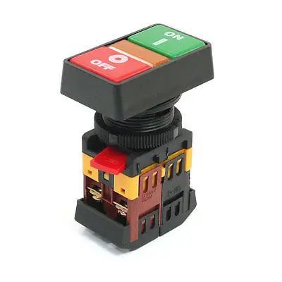 

Momentary On Off Start Stop Flush Mounted Pushbutton Switch AC600V 10A