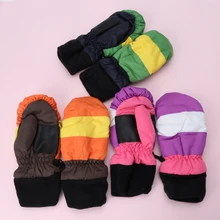 Утепленные детские варежки; теплые зимние перчатки для маленьких мальчиков и девочек; детские перчатки для сноуборда