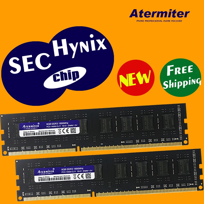 

Hynix chip SEC chip DDR3 2GB 4GB 8GB PC3 1333 1600 1333MHZ 1600MHZ 1866MHZ 8G RAM PC Memory RAM Memoria Module Computer Desktop