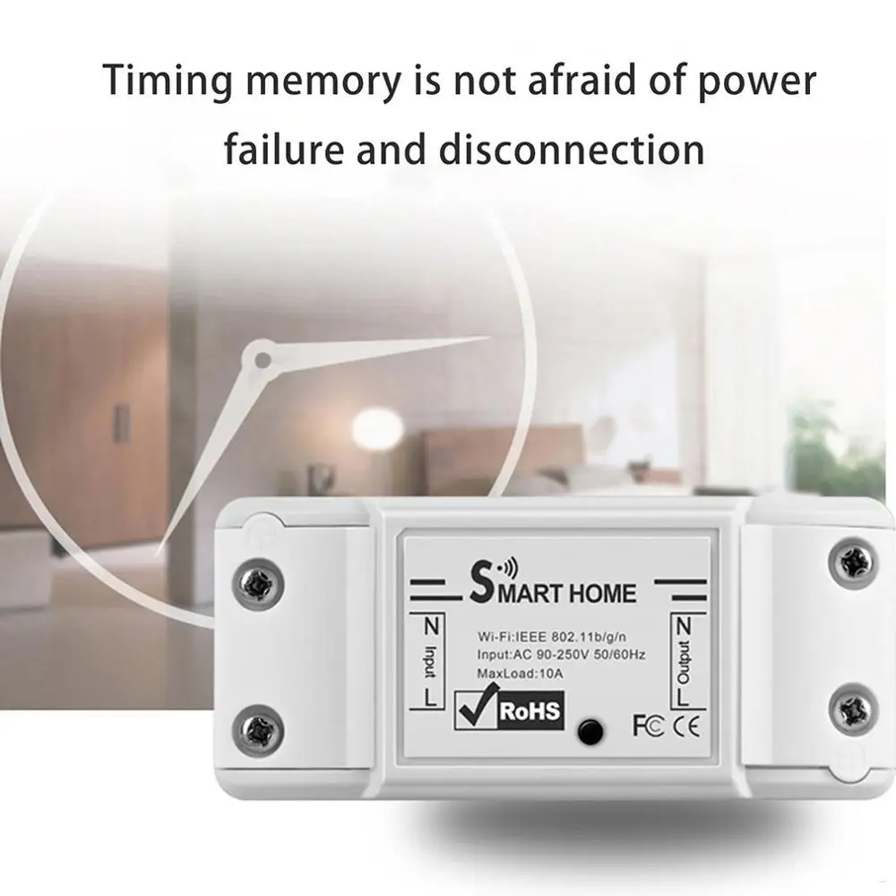 WiFi smart switch мобильный телефон приложение дистанционное управление переключатель времени электрическое освещение Универсальный переоборудование запчасти