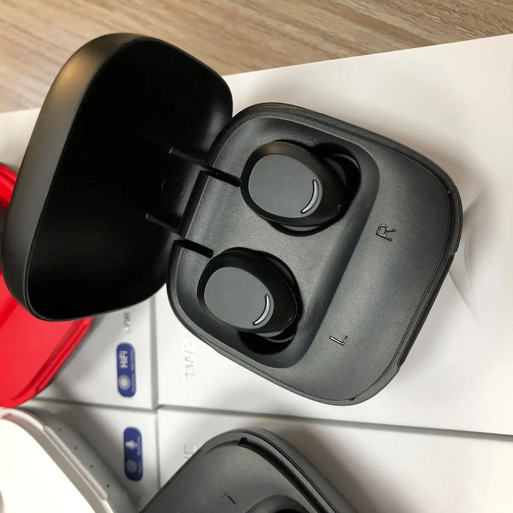 Наушники Bluetooth 5,0, беспроводные наушники, спортивные наушники, 3D стерео звук, вкладыши с портативным микрофоном и зарядным устройством