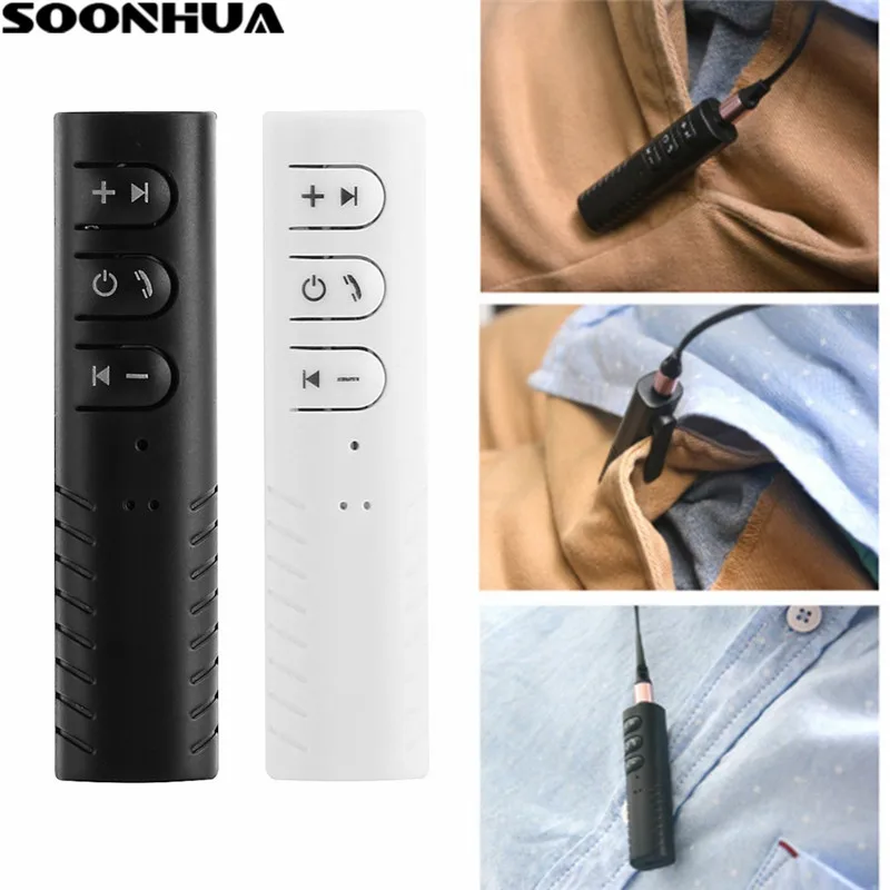 

New SOONHUA 3.5mm Jack Audio AUX Wireless BT V4.1 Receiver Audio Music Adapter Kit For Speaker Headphone Car Kits Dropshipping