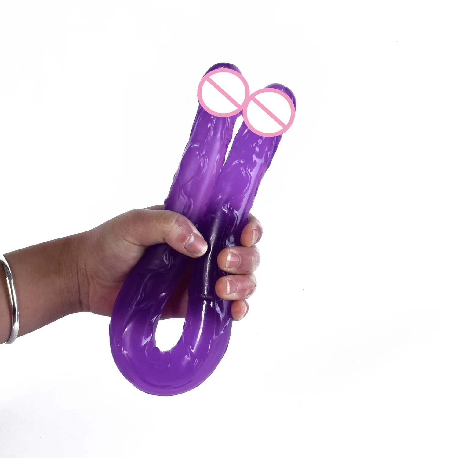China Factory Wholesale Double head Dildo Long Jelly Realistic Dildo Double Ended Dildo Flexible Big Penis for Women Masturbator Sex Toys for Lesbian Wholesales H80f9de9f38364894ad255dcc18ce7ddaE