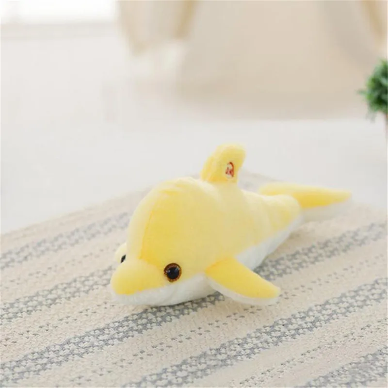 Светящаяся подушка милый дизайн дельфин светящийся светодиодный светящаяся подушка мягкая подушка подарок домашняя плюшевая детская juguetes brinquedos#4AA5