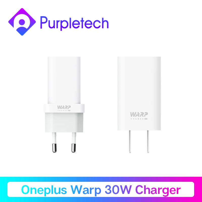 

Original OnePlus Warp Charge 30 Power Adapter Warp 30W EU Charger EU US Charger Cable Quick Charge 30W For OnePlus 7 7T Pro