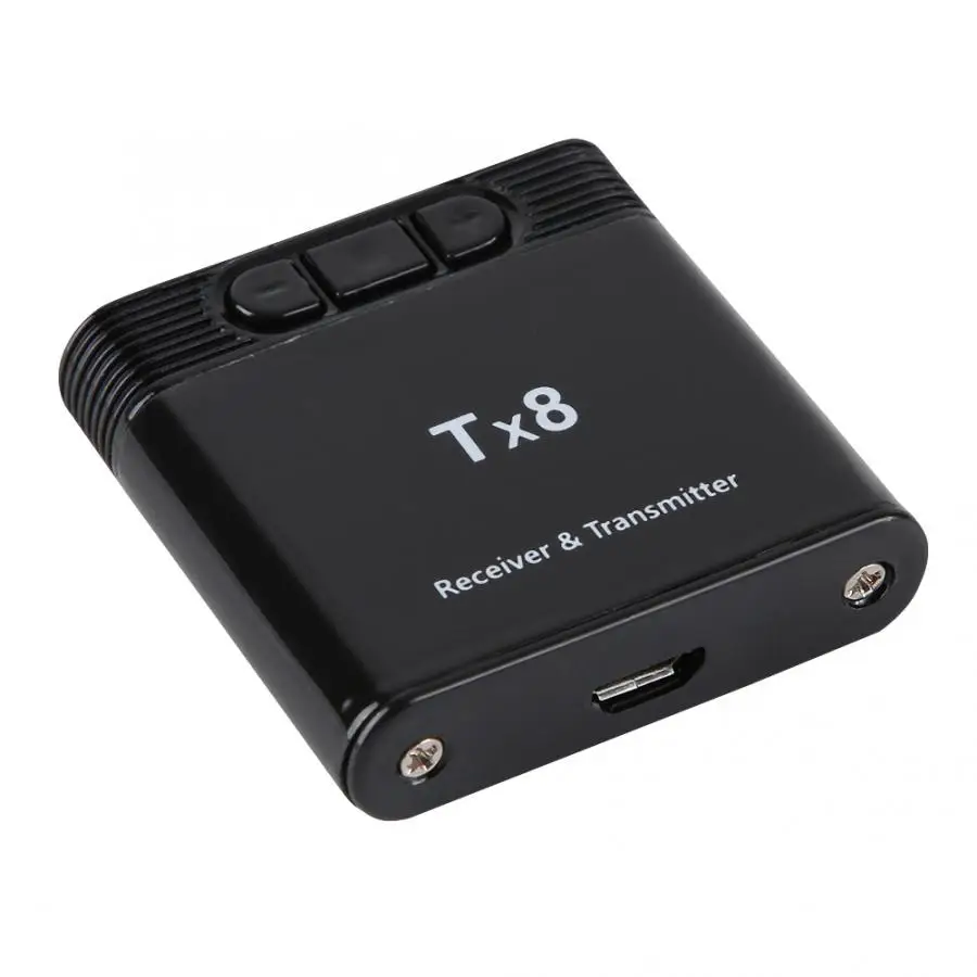 2 в 1 ABS Bluetooth 5,0 беспроводной аудио приемник передатчик адаптер для ТВ компьютера Bluetooth приемник