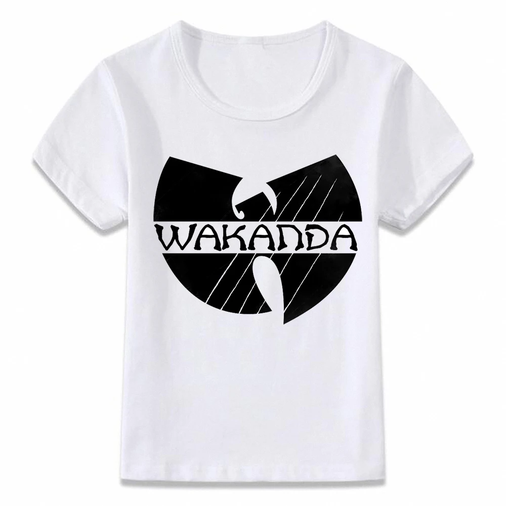 Детская одежда футболка Wakanda Forever Черная пантера детская для мальчиков и девочек