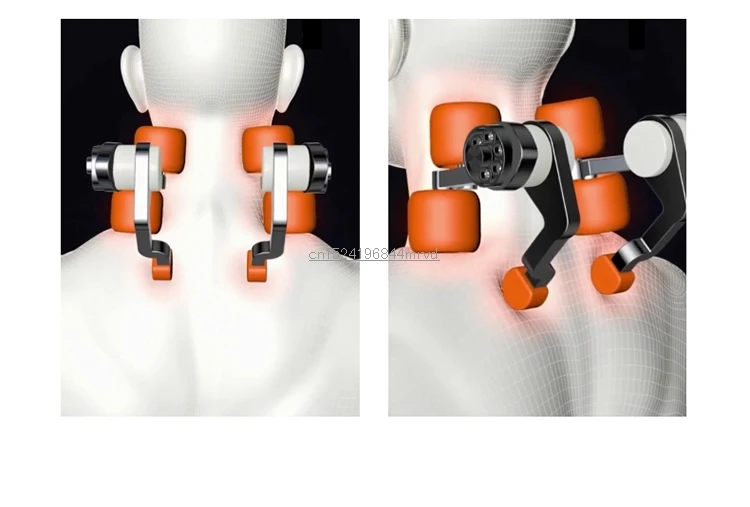 Электрическая массажная шаль для шеи шиацу массажер для разминания шейки шеи плеча спины талии тела массаж