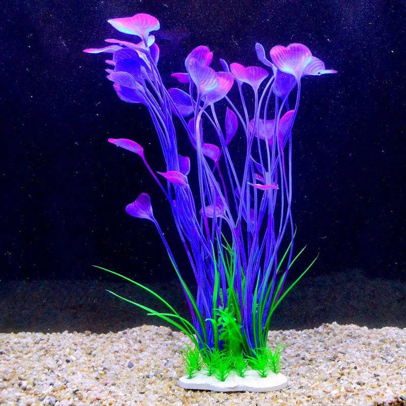 Underwater Artificial Aquatic Plant Ornaments For Aquarium Fish Tank Drop Shipping Water Grass Landscape Decoration