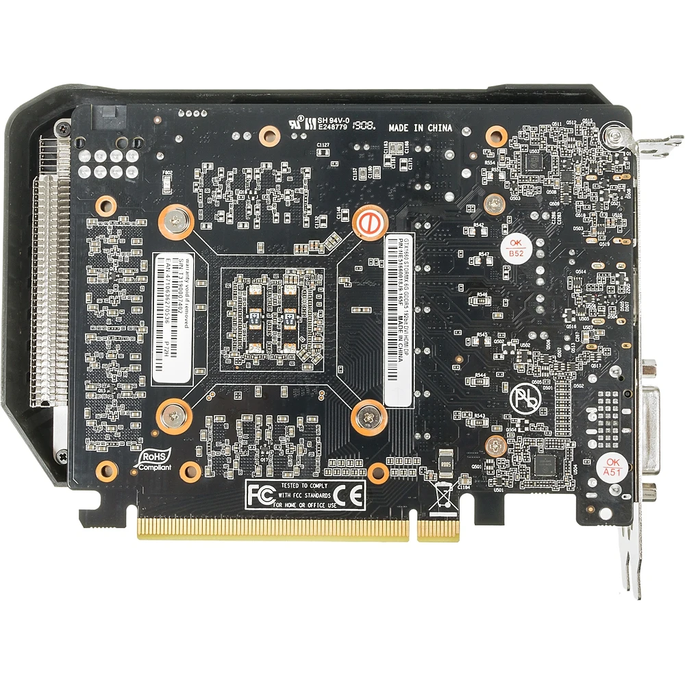 Видеокарта PALIT nVidia GeForce GTX 1660, PA-GTX1660 STORMX 6G
