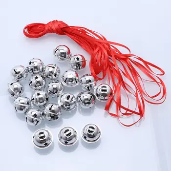 

1 Set Five-Point Star Christmas Jingle Bells Mini Shiny Rattle Bells Handmade Small Christmas Tree Decorations Bells Ornaments