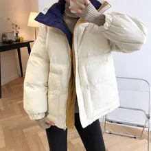 Mooirue, осенне-зимняя Корейская парка Harajuku, куртка, пальто, хлопковая стеганая одежда, уплотненная Толстая свободная новая одежда, пальто