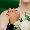 TIGRADE 2/4/6/8mm Black Ring Men Women Polished Tungsten Carbide Wedding Band Engagement Ring Unisex Lover Name/Date Engraving 5