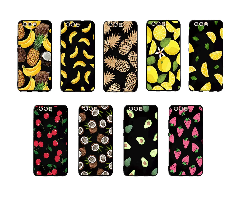 

TPU Phone Case For Huawei Y5 Y6 Y7 Prime 2018 Y9 2019 Lemon Banana Silicone Back Cover For Huawei Y3 Y5 Y6 Y7 2017 II Pro