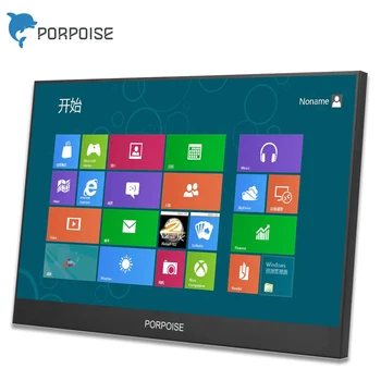 

PORPOISE USB C HDMI 1920*1080P HDR Monitor with Earphone port Metal Ultrathin Portable Screen Gaming Monitor