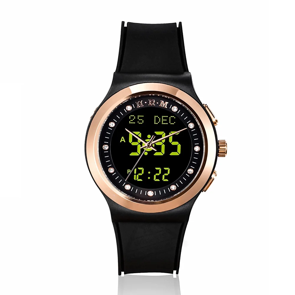 Muslim Watch For Prayer with Adhan Alarm Qibla Compass and Hijri Al Harameen Fajr Time Clock Islamic Ramadan Gift 