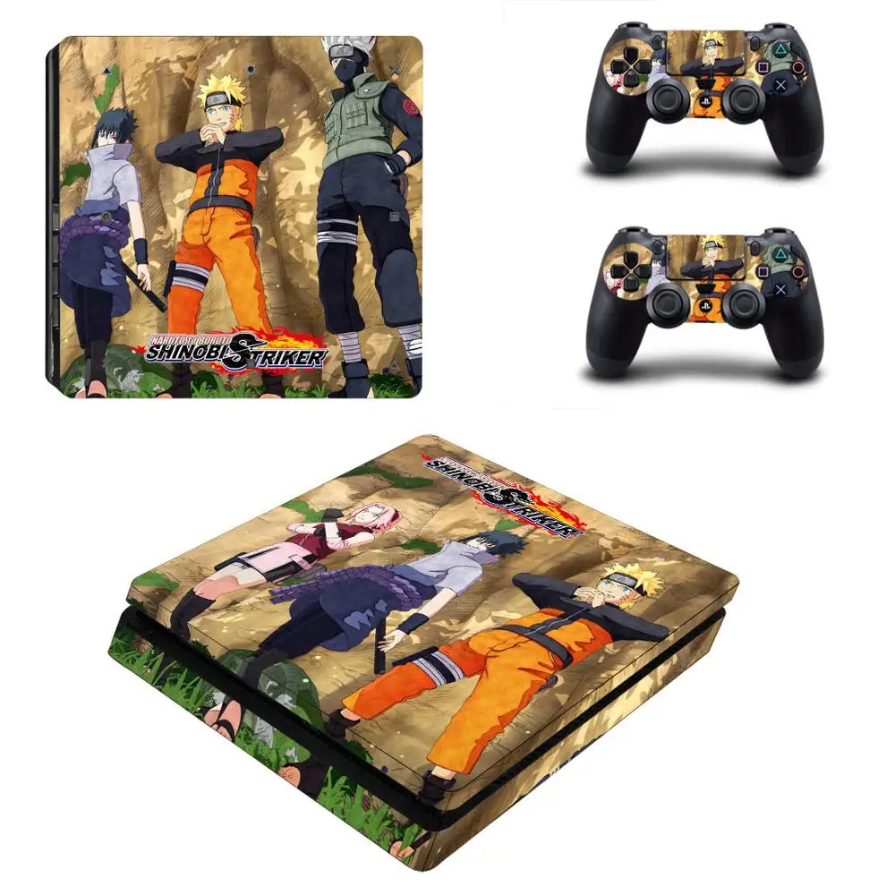 Naruto to Boruto Shinobi Striker PS4 тонкая наклейка s PS 4 тонкая виниловая наклейка для playstation 4 тонкая консоль и контроллер - Цвет: YSP4S-2585