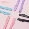 Brainbow 2pc/pack Colorful Eyebrow Trimmer Safe Makeup Knife Eyebrow Blades Face Hair Removal Scraper Shaver Makeup Beauty Tools 1