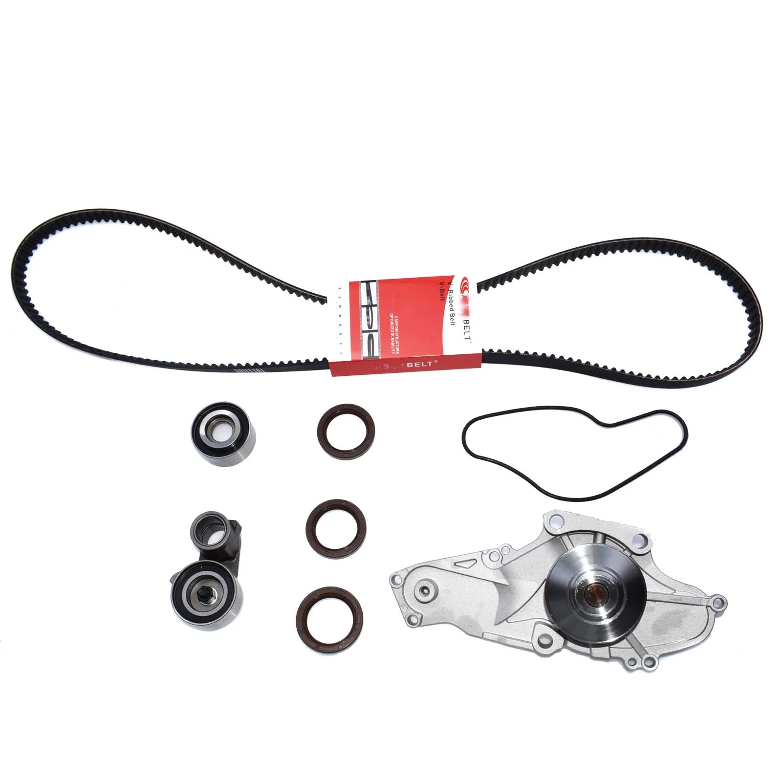 WOLFIGO Timing Belt Idler Water Pump Crankshaft Cam Seal for Honda Accord Odyssey Pilot Ridgeline Acura RL MDX TL 19200-RDV-J01