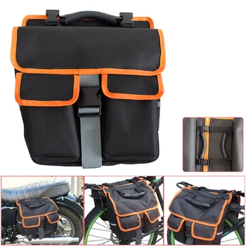 

Motorcycle Bicycle Saddlebag Rear Seat Backpack Detachable Backseat Saddle Bag