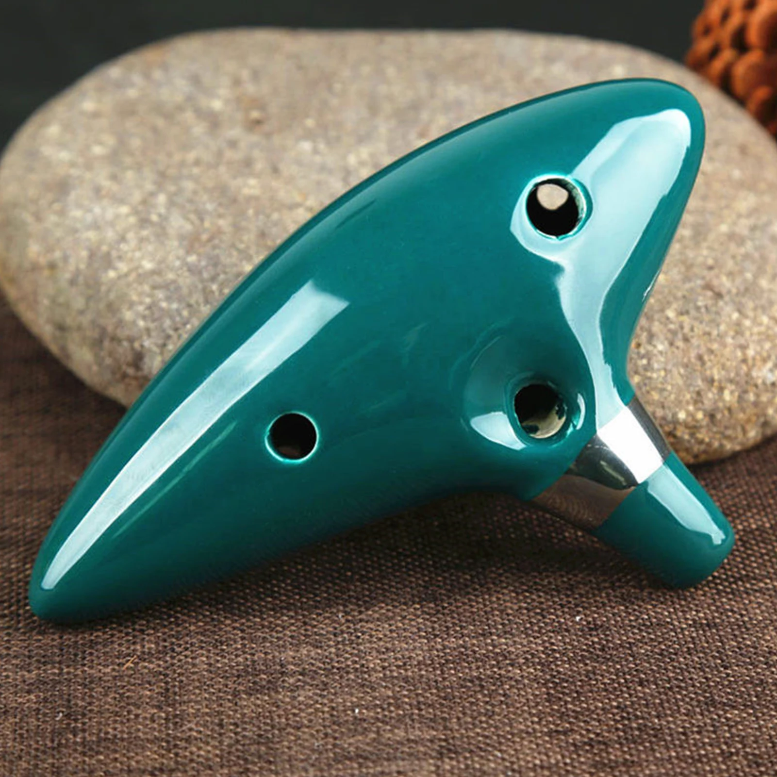 12 отверстий Alto C Zelda Ocarina керамический сосуд флейта музыкальный инструмент с