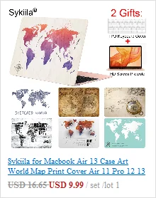 Наклейка Sykiila для Macbook Air 11 13 Pro13 15 retina 12, Виниловая наклейка для ноутбука, черный светильник, Обложка для сока кожи, художественная лампа