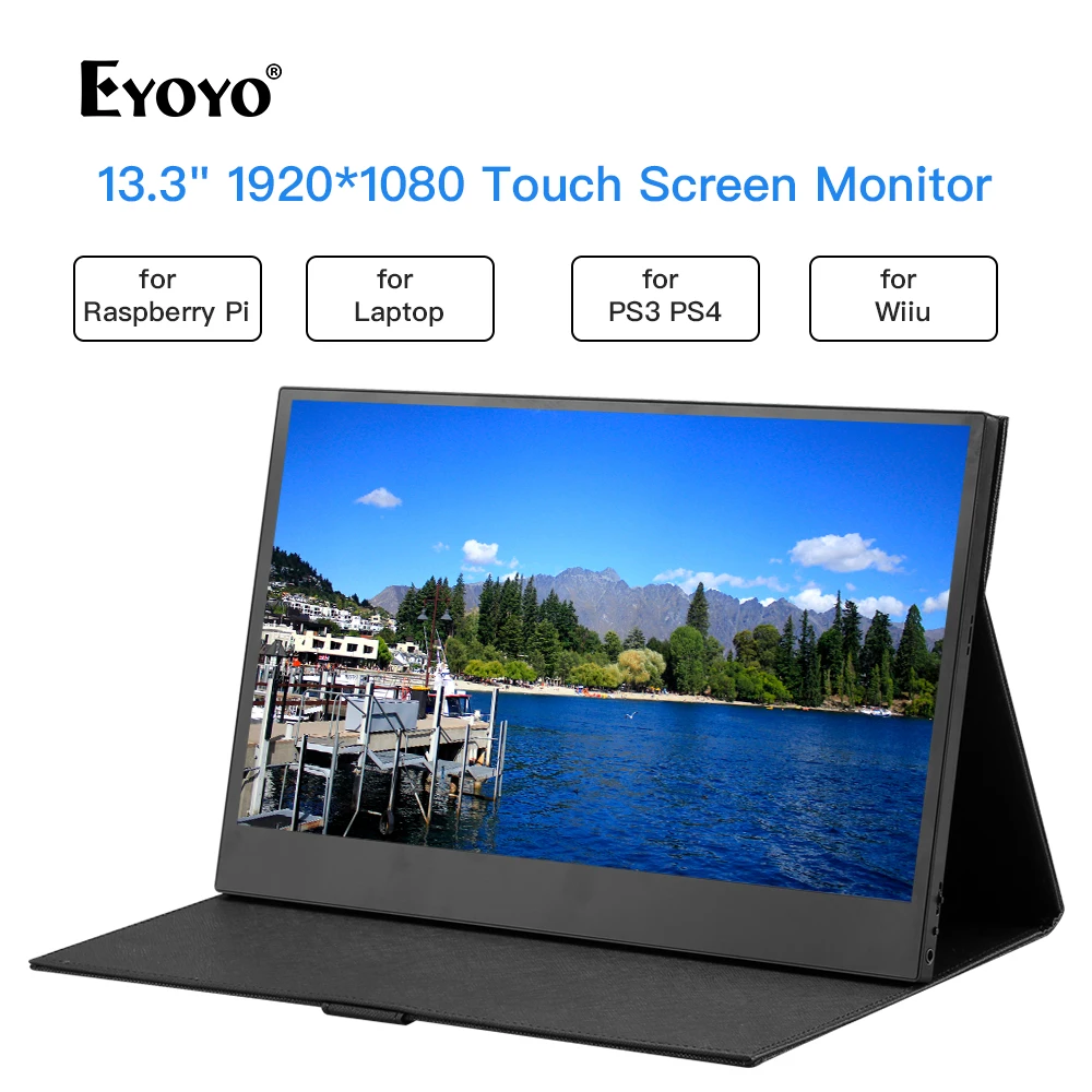 Eyoyo EM13L Touch Screen Portable Monitor 1080P FHD IPS 13 3 inch USB Type C LCD 1