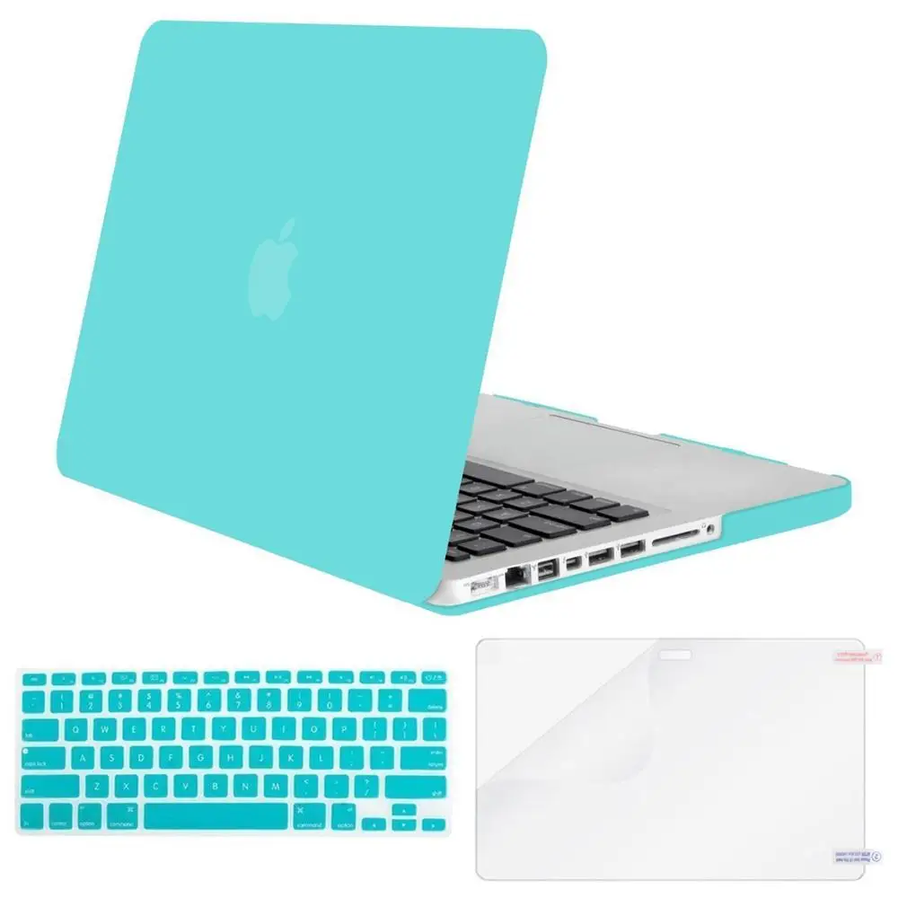 Hot Blue Чехол MOSISO для Macbook Pro 13 дюймов, чехол для ноутбука Macbook Pro 13 CD Drive A1278 2008-2012+ силиконовый чехол для клавиатуры - Цвет: Hot Blue
