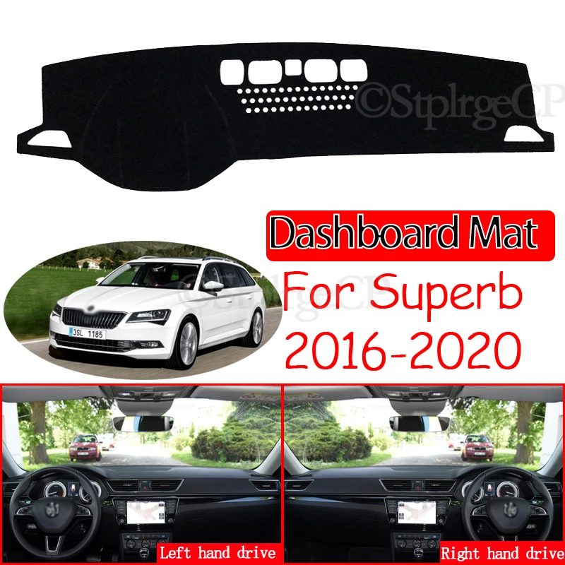 Противоскользящий коврик для Skoda Superb 3 B8 3V 2016 2017 2018 2019 2020 MK3|Наклейки на автомобиль|