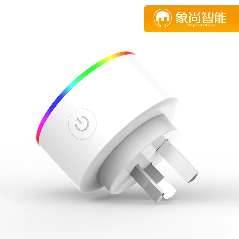 Умная розетка RGB AU совместима с EHO и GOOGLEHOME и может быть разделена на регулируемые розетки